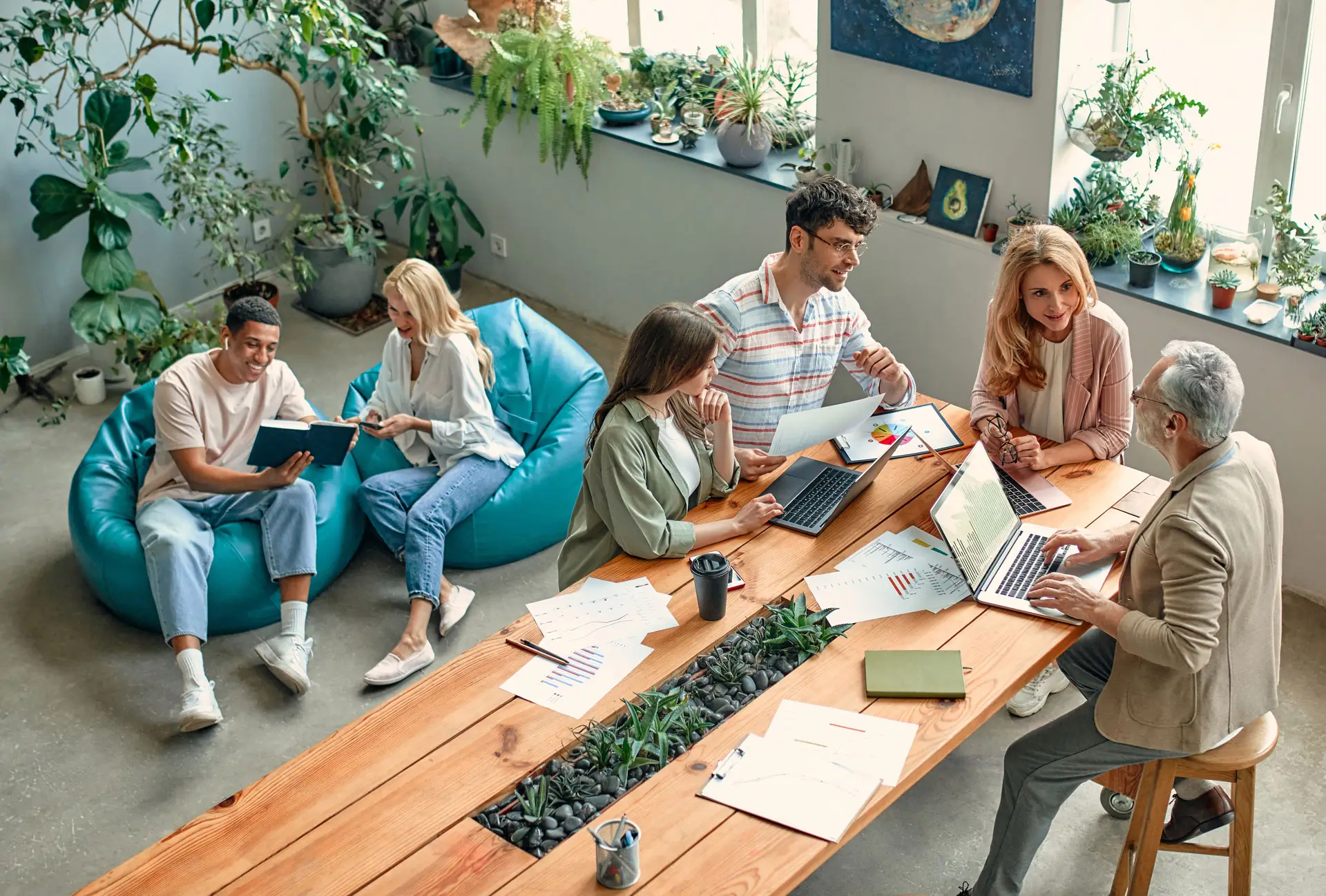 Le lieu de travail, l'allié de la productivité et de la créativité